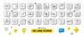 Loyalty points, Credit card and Shop cart line icons pack. For web app. 3d design elements. Vector