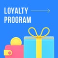 Loyalty program cashback money refund bonus social media post design template 3d realistic vector
