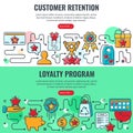 Loyalty Program Customer Retention Banners