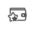 Loyalty program icon. Bonus points. Discount wallet. Vector Royalty Free Stock Photo