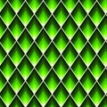 Lozenges seamless pattern. Modern UFO green colored geometric tile texture