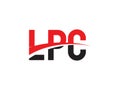 LPC Letter Initial Logo Design Royalty Free Stock Photo