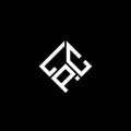 LPC letter logo design on black background. LPC creative initials letter logo concept. LPC letter design Royalty Free Stock Photo