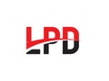 LPD Letter Initial Logo Design Royalty Free Stock Photo