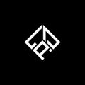 LPD letter logo design on black background. LPD creative initials letter logo concept. LPD letter design Royalty Free Stock Photo