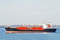 LPG (liquid petroleum gas) tanker at sea