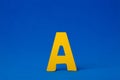 ÃÂlphabet letter A Royalty Free Stock Photo