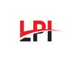 LPI Letter Initial Logo Design Royalty Free Stock Photo