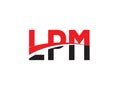 LPM Letter Initial Logo Design