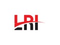 LRI Letter Initial Logo Design Royalty Free Stock Photo