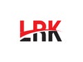 LRK Letter Initial Logo Design Royalty Free Stock Photo