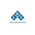 LRT letter logo design on white background. LRT creative initials letter logo concept. LRT letter design