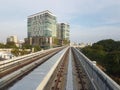 LRT Pathway Royalty Free Stock Photo