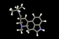 LSD molecule, 3D illustration