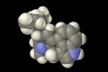 LSD molecule, 3D illustration Royalty Free Stock Photo