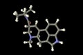 LSD molecule, 3D illustration Royalty Free Stock Photo