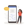 Lsi keyword service. Latent Semantic Indexing. Search engine marketing. Vector illustration in flat cartoon style