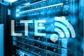 LTE, 5g wireless internet technology concept. Royalty Free Stock Photo