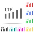 lte network web mobile icon. Elements in multi colored icons for mobile concept and web apps. Icons for website design and develop Royalty Free Stock Photo