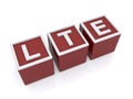 LTE sign Royalty Free Stock Photo