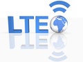 LTE Thechnology Royalty Free Stock Photo