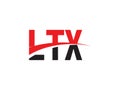 LTX Letter Initial Logo Design Royalty Free Stock Photo