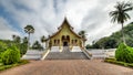 Luand Prabang, Laos - December 3, 2015: Royal Palace Museum of Luang Prabang city in Laos The Royal Palace Museum