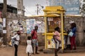 Luanda's street - kiosk in Angola