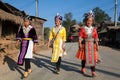 Luang Namtha Laos 12/24/2011 Hmong children in tribal region of northwest Laos