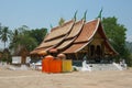 Xieng Thong temple in Luang Prabang, Laos. Royalty Free Stock Photo