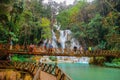Tat Kuang Si Waterfalls, Luang Prabang. Laos.