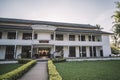 Phalak Phalam Theatre is on left side of Luangprabang National Museum . It was built between 1904 and 1909 Royalty Free Stock Photo