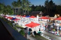 Luang Prabang, Laos -3 JUNE : The Night Souvenir market in front Royalty Free Stock Photo