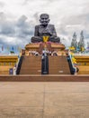 Luang Pu Thuat statue at Wat Huai Mongkhon temple in Hua Hin