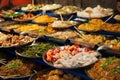 Luangprabang buffet. Royalty Free Stock Photo