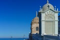 Luarca, Asturias, November 20, 2021. Picturesque cemetery by the sea in the city of Luarca in Asturias.