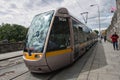 Luas light rail system in Dublin Ireland Royalty Free Stock Photo