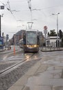 Luas, tram light rail system. Dublin, Ireland Royalty Free Stock Photo