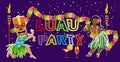 Luau Party Royalty Free Stock Photo