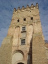 Lubart Tower. Entrance gate of the medieval castle of Lubart in Lutsk Royalty Free Stock Photo