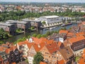 Lubeck from above Royalty Free Stock Photo