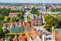 Lubeck city with the Holsten Gate Royalty Free Stock Photo