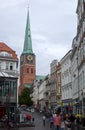 Brick gothic architecture, Lubeck, Germany Royalty Free Stock Photo