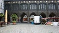 Lubeck, Germany - 07/26/2015 - Town Hall - Lubecker Rathaus at the market square, beautiful architecture Royalty Free Stock Photo