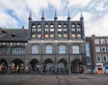 Lubeck Town Hall Long House Langen Haus at Market - Lubeck, Germany