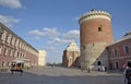 Lublin castle. The defensive and palace architectural complex in the Polish city of Lublin. The castle stands on a hill. The neo-