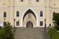 Lublin Castle, main entrance gate of the neo-gothic part of the building, Lublin, Poland