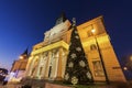 Lublin City Hall during Christmas