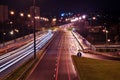 Lublin city night lights