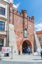 Lublin Krakowska Gate in city center of Lublin